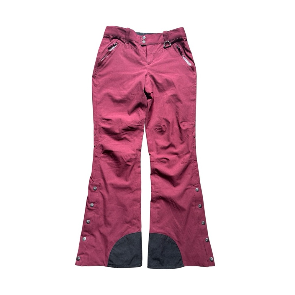 Athleta Burgundy Snow/Ski Pants with Articulated Knees